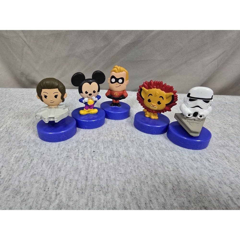 McDonald's Disneyland 70th Anniversary Happy Meal Toys. Lot Of 5